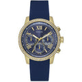  Shop Authentic Guess Sunrise Blue Dial with Diamonds Blue Rubber Strap Watch For Women - W0616L2 - Luxxuri
