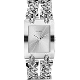 Shop Authentic Guess Mod Heavy Metal Silver Dial Silver Steel Strap Watch For Women - W1117L1 - Luxxuri