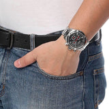  Shop Authentic Guess Circuit Chronograph Black Dial Silver Steel Strap Watch For Men - W0968G1 - Luxxuri