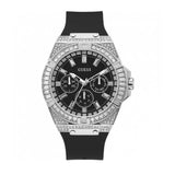  Shop Authentic Guess Baguette Crystals Black Dial Black Silicone Strap Watch For Men - GW0208G1 - Luxxuri