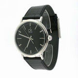 Shop Authentic Calvin Klein Surround Black Dial Black Leather Strap Watch for Men - K3W211C1 - Luxxuri