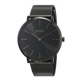  Shop Authentic Hugo Boss Horizon Quartz Black Dial Black Mesh Bracelet Watch For Men - 1513542 - Luxxuri
