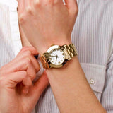  Shop Authentic Marc Jacobs Amy White Dial Gold Steel Strap Watch for Women - MBM3056 - Luxxuri