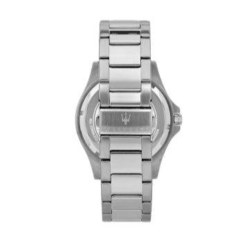  Shop Authentic Maserati SFIDA Chronograph Black Dial Silver Steel Strap Watch For Men - R8853140005 - Luxxuri