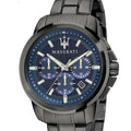  Shop Authentic Maserati Successo Chronograph Blue Dial Black Steel Strap Watch For Men - R8873621005 - Luxxuri