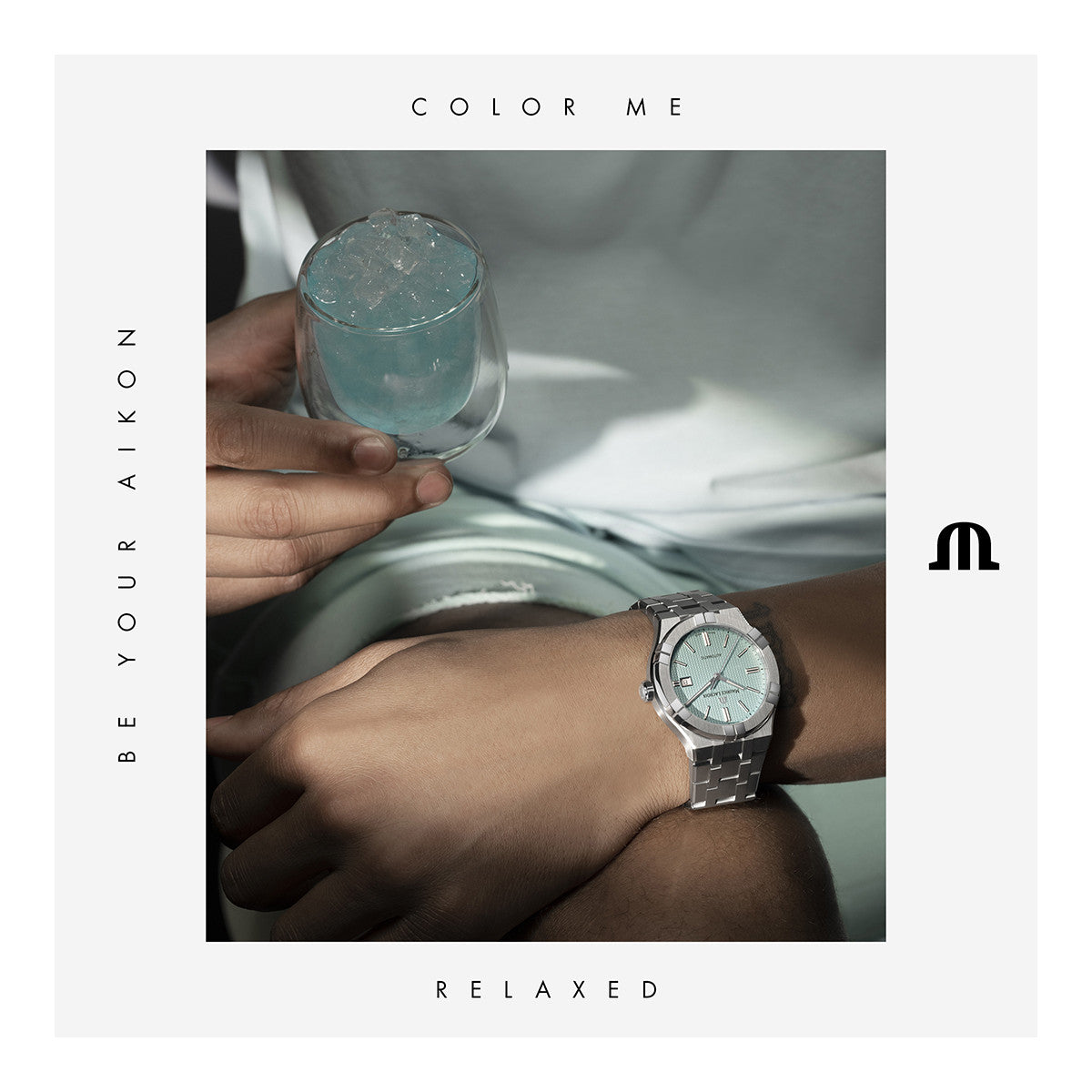  Shop Authentic Maurice Lacroix Aikon Automatic Sky Blue Dial Silver Steel Strap Watch For Men - AI6008-SS00F-431-C - Luxxuri