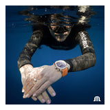  Shop Authentic Maurice Lacroix Pontos S Diver Black Dial Orange Rubber Strap Watch For Men - PT6248-SS00L-330-J - Luxxuri