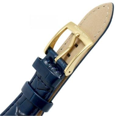  Shop Authentic Michael Kors Emery Quartz Diamond Silver Dial Blue Leather Strap Watch For Women - MK2982 - Luxxuri