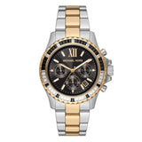  Shop Authentic Michael Kors Everest Chronograph Black Dial Two Tone Steel Strap Watch For Women - MK7209 - Luxxuri