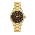  Shop Authentic Michael Kors Layton Chronograph Brown Dial Gold Steel Strap Watch For Women - MK7296 - Luxxuri