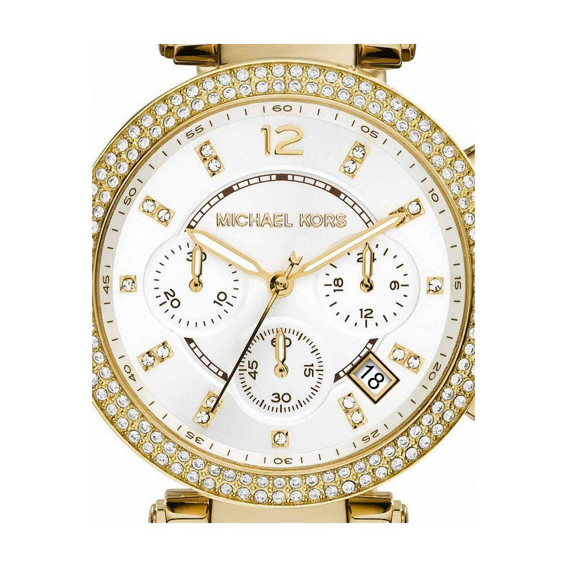  Shop Authentic Michael Kors Parker White Dial Two Tone Steel Strap Watch for Women - MK6119 - Luxxuri