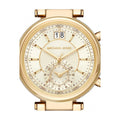  Shop Authentic Michael Kors Sawyer White Dial Gold Steel Strap Watch for Women - MK6362 - Luxxuri