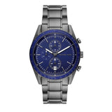  Shop Authentic Michael Kors Accelerator Chronograph Blue Dial Grey Steel Strap Watch For Men - MK9111 - Luxxuri