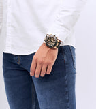  Shop Authentic Guess Navigator Chronograph Black Dial Black Rubber Strap Watch for Men - GW0264G3 - Luxxuri