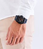  Shop Authentic Guess Phoenix Chronograph Black Dial Black Rubber Strap Watch for Men - GW0499G1 - Luxxuri