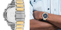 Tommy Hilfiger Mason Chronograph Blue Dial Two Tone Steel Strap Watch For Men - 1791937