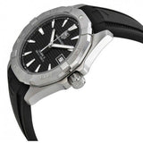  Shop Authentic Tag Heuer Aquaracer Automatic Caliber 5 Black Dial Black Rubber Strap Watch for Men - WAY2110.FT8021 - Luxxuri