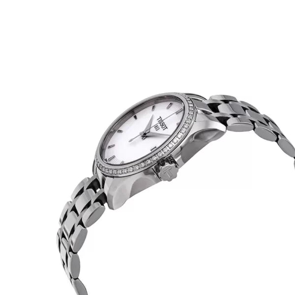  Shop Authentic Tissot T Trend Couturier Lady White Dial Watch For Women - T035.210.61.011.00 - Luxxuri