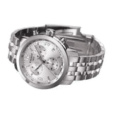  Shop Authentic Tissot PRC 200 Chronograph Quartz Silver Dial Silver Steel Strap Watch For Men - T055.417.11.037.00 - Luxxuri