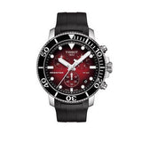  Shop Authentic Tissot Seastar 1000 Chronograph Red Dial Black Rubber Strap Watch For Men - T120.417.17.421.00 - Luxxuri