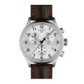  Shop Authentic Tissot T Sport Chrono XL Classic Silver Dial Brown Leather Strap Watch For Men - T116.617.16.037.00 - Luxxuri