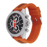  Shop Authentic Tommy Hilfiger Clark Chronograph Grey Dial Orange Rubber Strap Watch For Men - 1792084 - Luxxuri