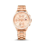  Shop Authentic Tommy Hilfiger Carly Rose Gold Dial Rose Gold Steel Strap Watch for Women - 1781788 - Luxxuri