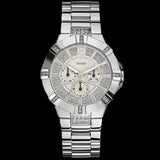  Shop Authentic Guess Vista Diamonds Silver Dial Silver Steel Strap Watch for Women - W12080L1 - Luxxuri