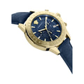  Shop Authentic Versace Casual Chronograph Blue Dial Blue Leather Strap Watch for Men - VERG004-18 - Luxxuri