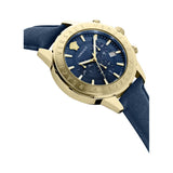  Shop Authentic Versace Casual Chronograph Blue Dial Blue Leather Strap Watch for Men - VERG004-18 - Luxxuri