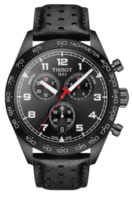  Shop Authentic Tissot T Sport PRS 516 Chronograph Black Dial Black Leather Strap Watch for Men - T131.617.36.052.00 - Luxxuri