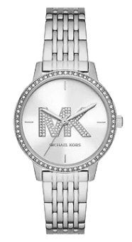  Shop Authentic Michael Kors Melissa Quartz Silver Dial Silver Steel Strap Watch for Women - MK1055 - Luxxuri