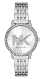  Shop Authentic Michael Kors Melissa Quartz Silver Dial Silver Steel Strap Watch for Women - MK1055 - Luxxuri