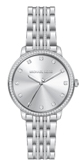 Michael Kors Melissa Quartz Silver Dial Silver Steel Strap Watch for Women - MK4367