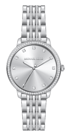  Shop Authentic Michael Kors Melissa Quartz Silver Dial Silver Steel Strap Watch for Women - MK4367 - Luxxuri