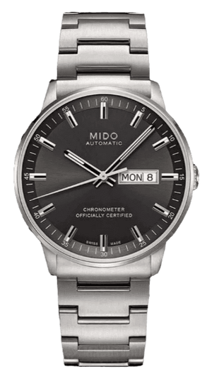  Shop Authentic Mido Commander II Automatic Chronometer Grey Dial Silver Steel Strap Watch For Men - M021.431.11.061.00 - Luxxuri