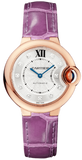  Shop Authentic Cartier Ballon Bleu Diamonds White Dial Pink Leather Strap Watch for Women - WE902050 - Luxxuri
