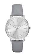  Shop Authentic Michael Kors Jaryn Quartz Silver Dial Grey Leather Strap Watch For Women - MK2470 - Luxxuri
