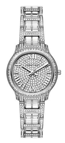  Shop Authentic Michael Kors Sage Pavé Crystals Silver Dial Silver Steel Strap Watch for Women - MK4825LE - Luxxuri