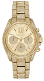  Shop Authentic Michael Kors Mini Bradshaw Crystals Gold Dial Gold Steel Strap Watch For Women - MK6494 - Luxxuri