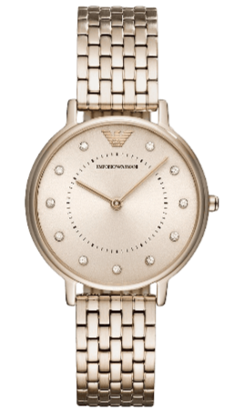  Shop Authentic Emporio Armani Dress Quartz Rose Gold Dial Rose Gold Steel Strap Watch For Women - AR11062 - Luxxuri