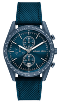 Michael Kors Accelerator Chronograph Blue Dial Blue Nylon Strap Watch for Men - MK9142