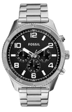  Shop Authentic Fossil Brox Multifunction Black Dial Silver Steel Strap Watch for Women - BQ2797 - Luxxuri