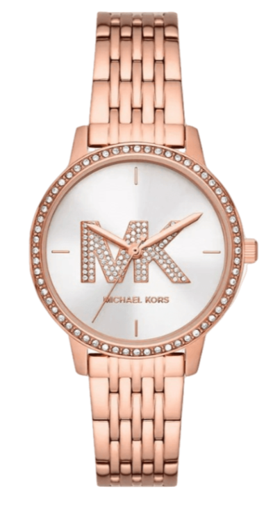  Shop Authentic Michael Kors Melissa Quartz Silver Dial Rose Gold Steel Strap Watch for Women - MK1052 - Luxxuri