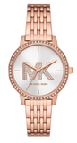  Shop Authentic Michael Kors Melissa Quartz Silver Dial Rose Gold Steel Strap Watch for Women - MK1052 - Luxxuri