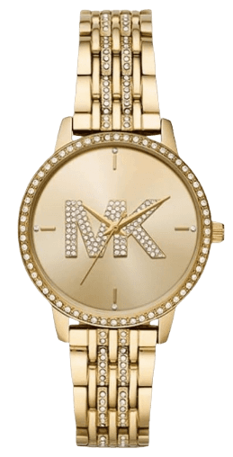  Shop Authentic Michael Kors Melissa Pave Gold Dial Gold Steel Strap Watch for Women - MK4371 - Luxxuri