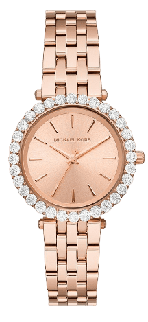  Shop Authentic Michael Kors Darci Quartz Rose Gold Dial Rose Gold Steel Strap Watch For Women - MK4514 - Luxxuri