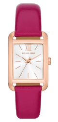  Shop Authentic Michael Kors Monroe Three Hand White Dial Pink Leather Strap Watch for Women - MKO1029 - Luxxuri