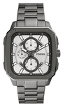  Shop Authentic Fossil Inscription Multifunction Silver Dial Grey Steel Strap Watch for Men - BQ2657 - Luxxuri