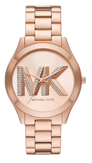  Shop Authentic Michael Kors Slim Runway Analog Rose Gold Dial Rose Gold Steel Strap Watch For Women - MK4733 - Luxxuri